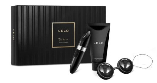 Lelo The Alibi - подарочный набор (минивибратор + вагинальные шарики + лубрикант)