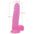 LoveToy Jelly Studs Crystal Dildo, Large - Фаллоимитатор с мошонкой, 20 см (розовый) LoveToy Jelly Studs Crystal Dildo, Large - Фаллоимитатор с мошонкой, 20 см (розовый)