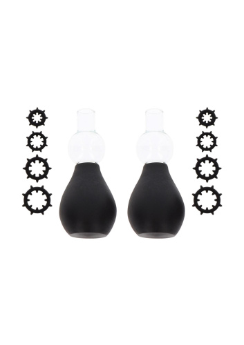 Вакуумні стимулятори для сосків Taboom Nipple Enlargers With 8 Rings - купити в Києві, Україні
