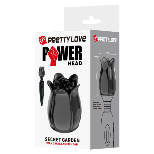 Насадка на вибратор микрофон Pretty Love Power Head Secret Garden