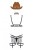 Костюм девушки-шерифа Obsessive 832-CST-1 cowgirl costume, S/M Костюм девушки-шерифа Obsessive 832-CST-1 cowgirl costume, S/M