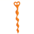 Topco Sales Bum Buddies Anal Beads - анальная цепочка, 22.5х3 см (оранжевый) Topco Sales Bum Buddies Anal Beads - анальная цепочка, 22.5х3 см (оранжевый)