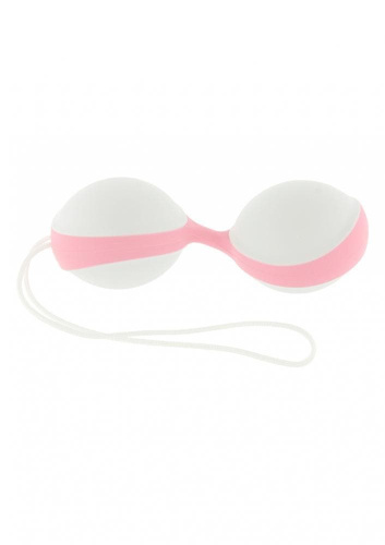 Вагинальные шарики Amor Gym Balls Duo  (голубые с розовым)