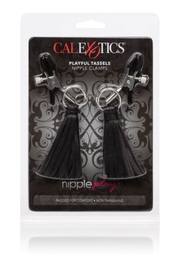 CalExotics Playful Tassels Nipple Clamps зажимы для сосков с кисточками (золотистый)
