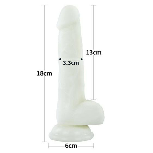 Фаллоимитатор светящийся в темноте Lumino Play Dildo 7"