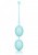 Вагинальные шарики Weighted Kegel Balls (голубой)