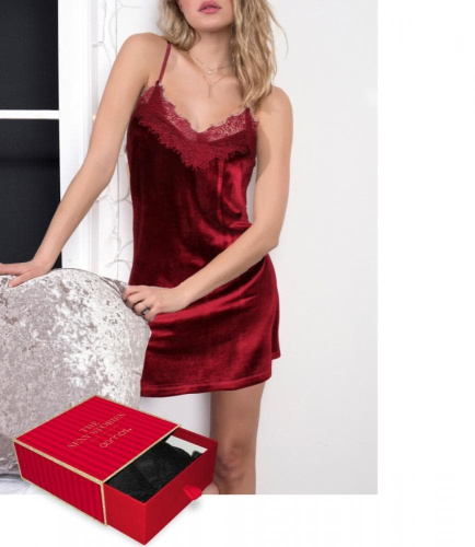 Admas женская эротическая сорочка (L red)