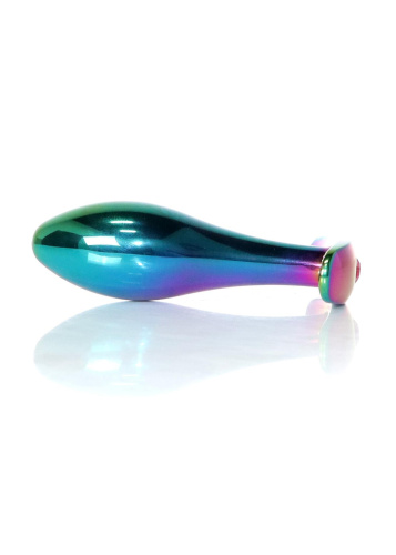 Анальная пробка с камнем B-Series Jewellery Multicolour Plug Pink, M