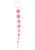 Toy Joy Thai Toy Beads - анальная цепочка на жесткой связке, 25х2.5 см (розовый)