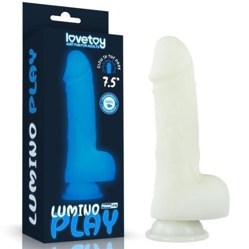 Фалоімітатор, що світиться в темряві Lumino Play Dildo 7.5