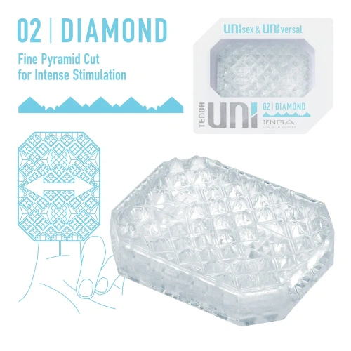 Мастурбатор Tenga UNI Diamond - купити в Україні | Секс шоп SEX-SHOP.ua