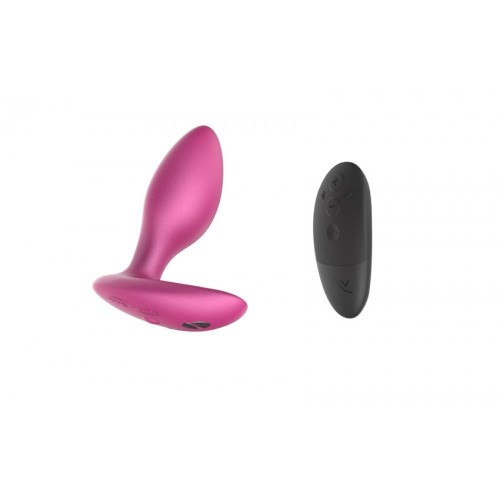 We-Vibe Ditto+ Cosmic Pink + Лубрикант 50 мл - Анальный смарт-вибратор, 8,8 см (розовый)