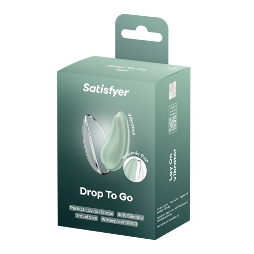 Вибратор для клитора Satisfyer Drop To Go Mint