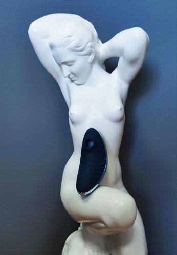 Satisfyer Vulva Lover 1 - Вакуумный вибратор, 12х5.4 см (синий)