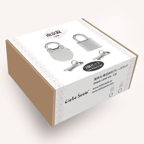 Замочек Liebe Seele Frog Shape Padlock Silver (2 шт)