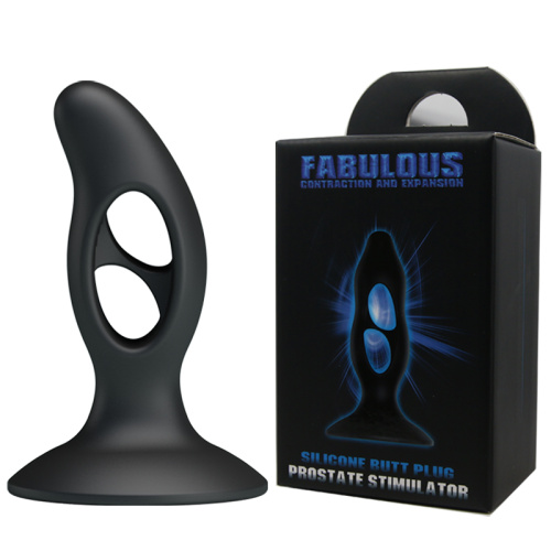 Fabulous Silicone Prostate Stimulator - Стимулятор простаты, 9,4 см (черный)