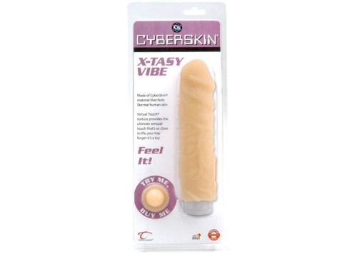 Topco Sales CyberSkin X-Tasy Vibe - Вибратор, 20.32х4.5 см