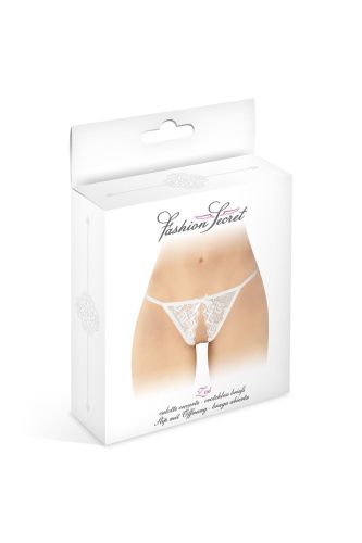 Трусики с открытым доступом Fashion Secret Zoe, One Size белые