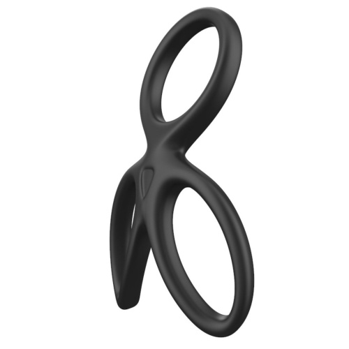 Эрекционное кольцо Erospace Men’s Play Triple Silicone Cock Ring  B14