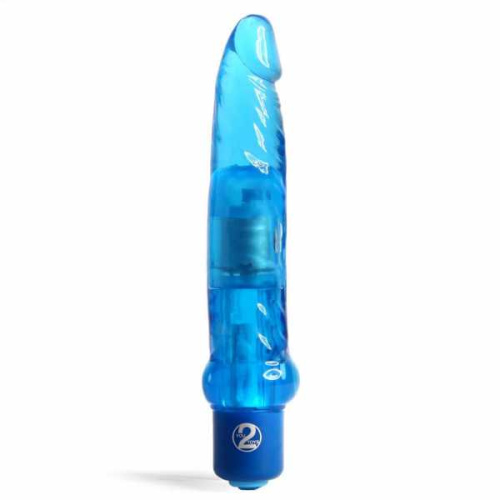 Orion - Jelly Anal Blue - Вибратор, 17х2.5 см