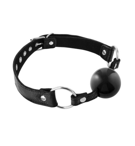 Кляп Fetish Tentation Premium Leather Gag With Silicone Ball