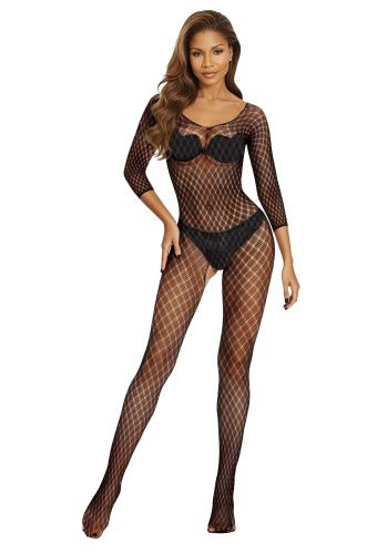 Бодістокінг SoftLine Bodystocking 2048, black - One Size - купити в Україні | Секс шоп SEX-SHOP.ua