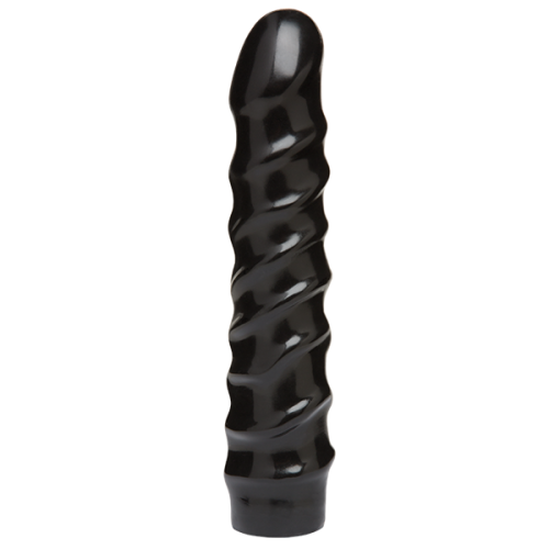 Doc Johnson CodeBlack - 8 Inch Raging - фалоимитатор, диаметр 20х3.8 см (чёрный)