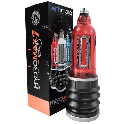 Bathmate Hydromax 7 Wide Boy - Гідропомпа для збільшення члена, 26х7 см (червоний) - купити в Києві, Україні