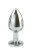 MAI Attraction Toys №72 - металлическая анальная пробка с кристаллом, 5х2.5 см (розовый) MAI Attraction Toys №72 - металлическая анальная пробка с кристаллом, 5х2.5 см (розовый)