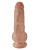 Фаллоимитатор на присоске King Cock 8, 20х5 см (коричневый)
