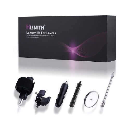 Набір адаптерів для секс-машин Hismith Luxury Kit - KlicLok System Set - купити в Україні | Секс шоп SEX-SHOP.ua