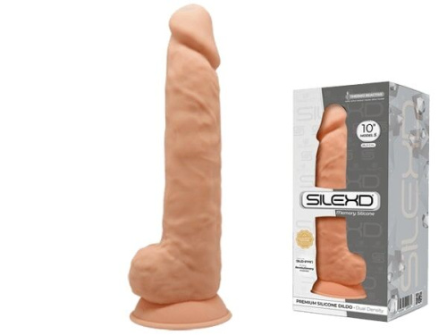Adrien Lastic - SilexD Flesh (Model 1 size 10in) - Фалоімітатор двошаровий, 26.3х5 см - купити в Києві, Україні
