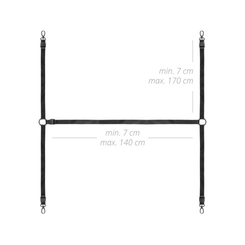Bedroom Fantasies Under the bed Restraint Set - Фіксатор рук та ніг для ліжка, (чорний) - купити в Києві, Україні