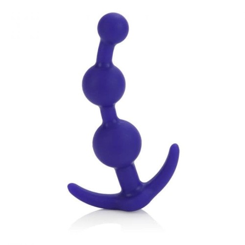 CalExotics Booty Call Booty Beads - анальная елочка, 12х3.25 см (пурпурный)