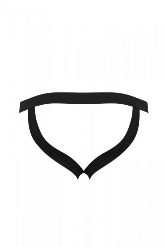 Passion - 044 SLIP OPEN BEN black - Открытые мужские трусы, XXL/XXXL