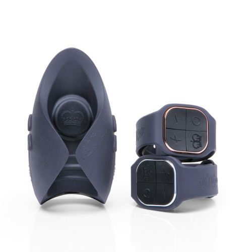 Hot Octopuss PULSE DUO LUX - Мастурбатор с пульсацией, использование без рук, 10,6 см (черный)