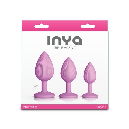 Набор анальных пробок NS Novelties INYA - Triple Ace Kit