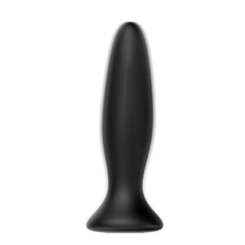 LyBaile Mr.Play Vibrating Butt Plug Black - Анальная пробка с вибрацией, 12.8х3.1 см (чёрный)