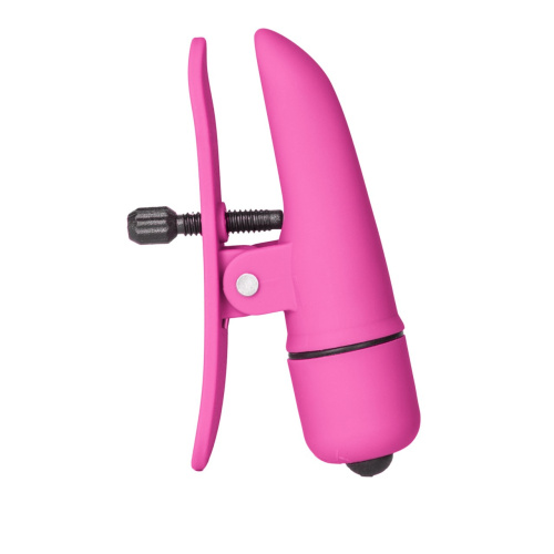 CalExotics Nipplettes - Виброзажимы для сосков, 7х2 см (розовый)