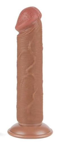 Фаллоимитатор Sliding-Skin Dual Layer Dong 8", 20 см