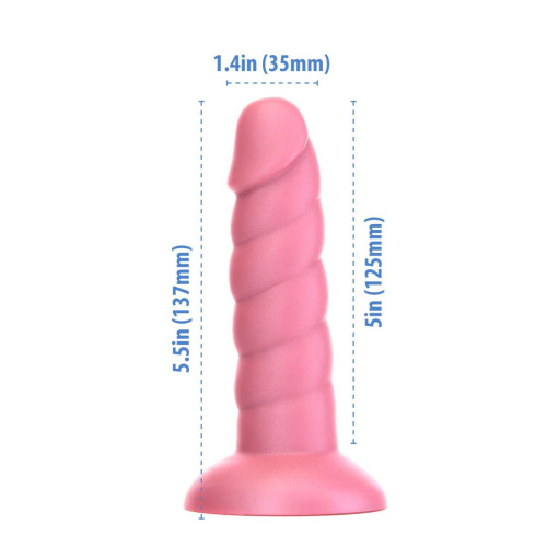 Фаллоимитатор Fantasy by Addiction Unicorn Dildo 5.5”, 13,7 см + вибропуля в подарок