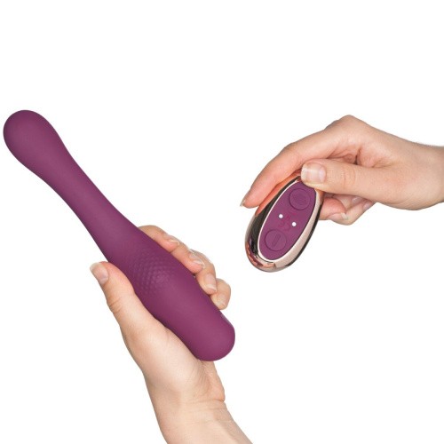 Rocks Off She-Vibe Burgundy - Универсальный вибратор, 11х3.5 см (ежевичный)