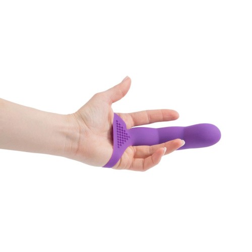 Simple & True Extra Touch Finger Dong - Насадка на палец, 12.5х3 см (фиолетовая)