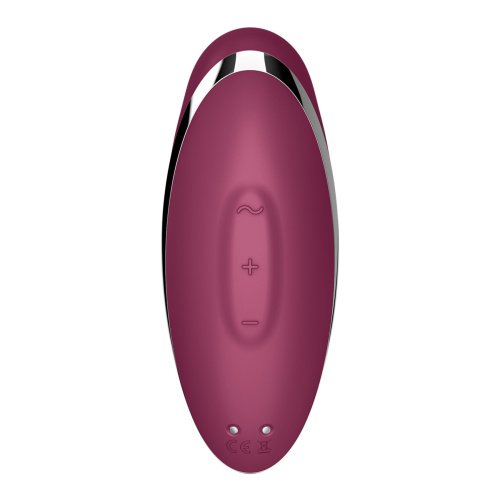 Клиторальный вибратор с пульсацией Satisfyer Tap & Climax 2