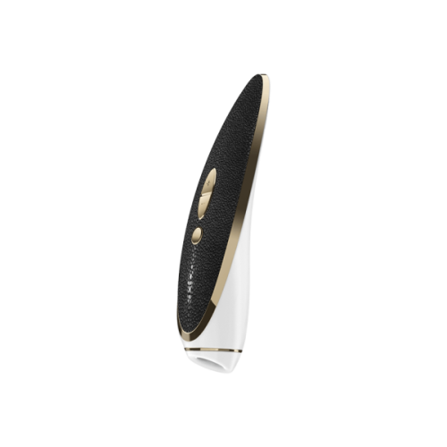 Люксовий вакуумний стимулятор клітора Satisfyer Luxury Haute Couture, 19.3х5.4 см (чорний) - купити в Києві, Україні