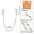 CalExotic Crystal Chain Nipple Clamps затискачі для сосків - купити в Києві, Україні CalExotic Crystal Chain Nipple Clamps затискачі для сосків - купити в Києві, Україні