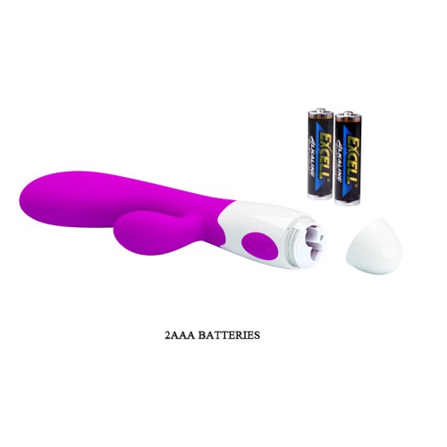 Pretty Love Alvis Vibrator Purple - Вибратор с толстым клиторальным отростком, 20х3.3 см (фиолетовый)