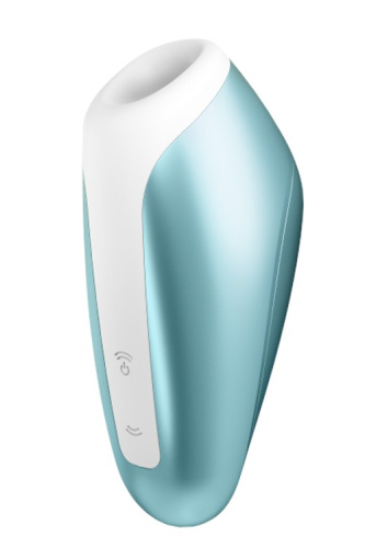 Satisfyer Love Breeze - Компактный вакуумный стимулятор клитора, 9.8х4 см (голубой)