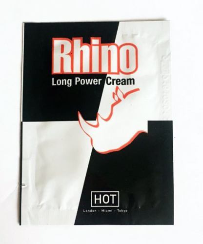Hot Rhino long Рower Cream - Пролонгатор для чоловіків, 3 мл - купити в Києві, Україні