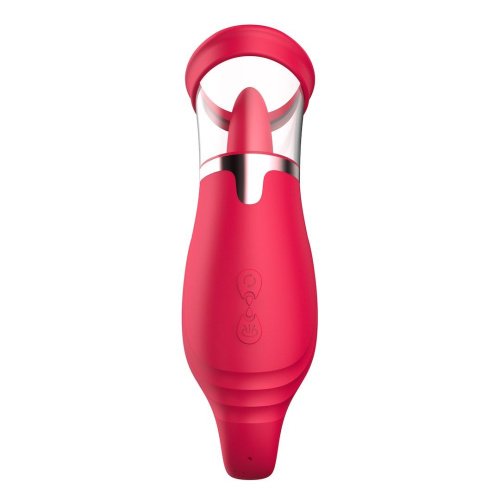 Вакуумный стимулятор с язычком Erospace Sweet Play Licking Tongue Suction Vibrator A18